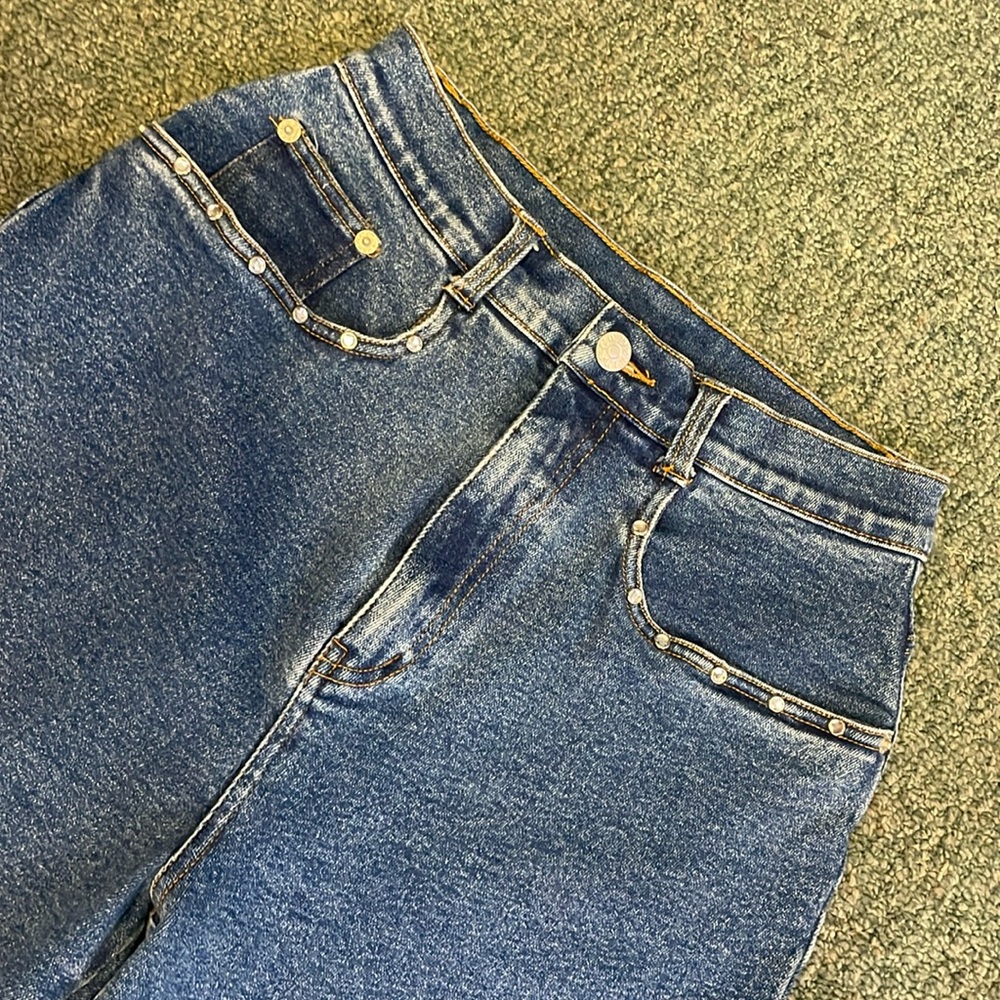 VTG- Denim & Co Bling Capri Jeans- #1901